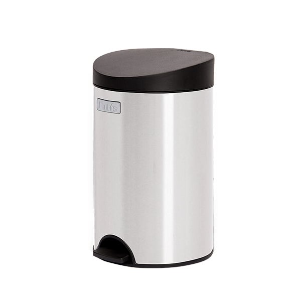 Thùng Rác inox Fitis Premium 12L - Tròn đạp thấp - 3 Màu (Inox mờ, Trắng, Đen) - RPS1-901, RPS1-904, RPS1-903, , large image number 2